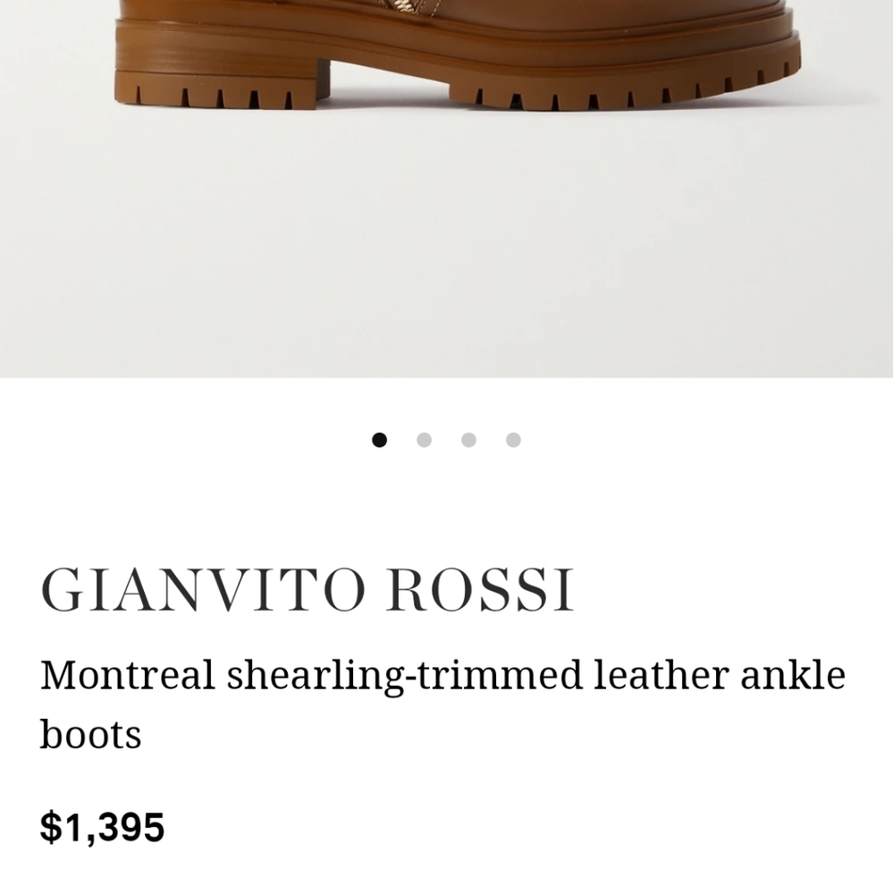 Gianurito Rossi‑Milan, Montreal Cuoio, Brown Leather Boots, New in Box, 38.5 - Picture 16 of 16